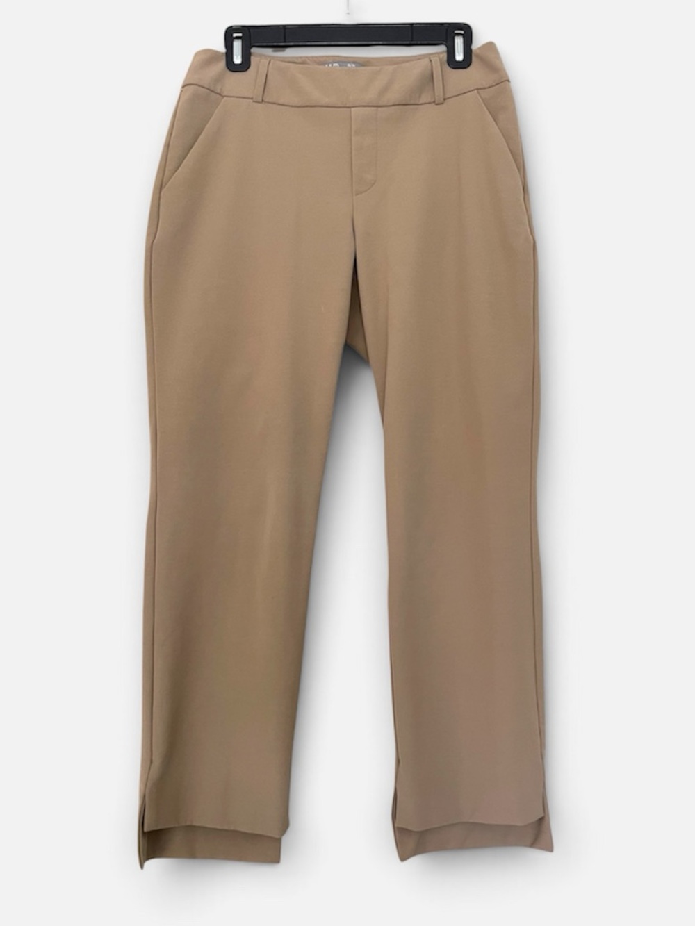ILTM Dune Ankle Pants Straight Leg Size Medium Beige Minimalist Office Cropped